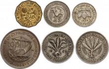 Cyprus & Nigeria Lot of 6 Coins 1955 -1959
Various Dates & Denominations; XF-AUNC