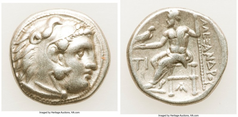 MACEDONIAN KINGDOM. Alexander III the Great (336-323 BC). AR drachm (15mm, 4.23 ...