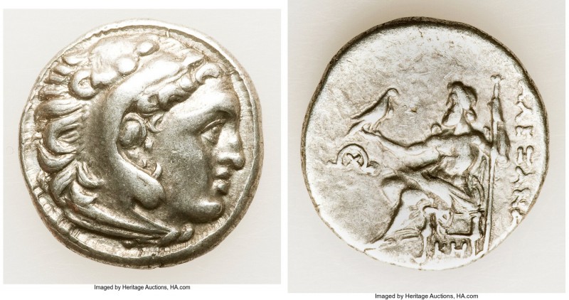 MACEDONIAN KINGDOM. Alexander III the Great (336-323 BC). AR drachm (16mm, 4.20 ...