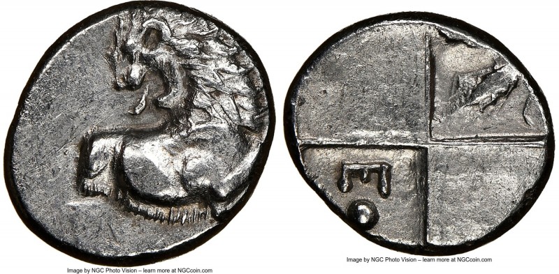 THRACE. Chersonesus. Ca. 4th century BC. AR hemidrachm (14mm). NGC Choice XF, br...