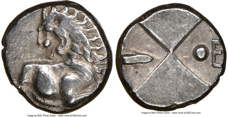 THRACE. Chersonesus. Ca. 4th century BC. AR hemidrachm (12mm). NGC Choice VF, pu...