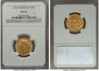 Victoria gold Sovereign 1870-SYDNEY AU53 NGC, Sydney mint, KM4.

HID09801242017

© 2020 Heritage Auctions | All Rights Reserved
