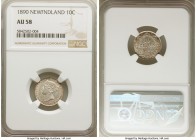 Newfoundland. Victoria 10 Cents 1890 AU58 NGC, London mint, KM3. Peripheral toning, with a few light marks on the obverse. 

HID09801242017

© 202...