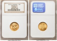 Prussia. Wilhelm I gold 10 Mark 1872-A MS66 NGC, Berlin mint, KM502. AGW 0.1152 oz.

HID09801242017

© 2020 Heritage Auctions | All Rights Reserve...