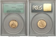 Victoria gold 1/2 Sovereign 1890 MS63 PCGS, KM766. Jubilee head type. With first rate golden luster.

HID09801242017

© 2020 Heritage Auctions | A...