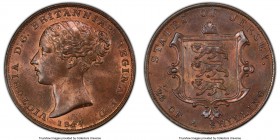 British Dependency. Victoria 1/26 Shilling 1844 MS64+ Red and Brown PCGS, KM2. An enthralling specimen of an intriguing issue.

HID09801242017

© ...