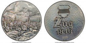 Confederation silver Specimen "Zug 1840" Medal ND (c. 1980) SP65 PCGS, 40mm. By Grupp. #790.

HID09801242017

© 2020 Heritage Auctions | All Right...