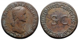 Agrippina Senior (died AD 33). Æ Sestertius (35mm, 30.07g, 6h). Rome, AD 42-3. Draped bust r. R/ Legend around large S • C. RIC I 102 (Claudius). Brow...