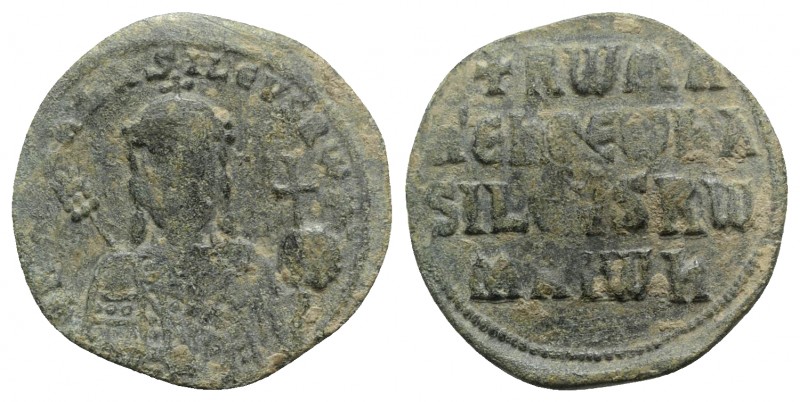 Constantine VII and Romanus I (913-959). Æ 40 Nummi (26mm, 4.28g, 6h). Constanti...