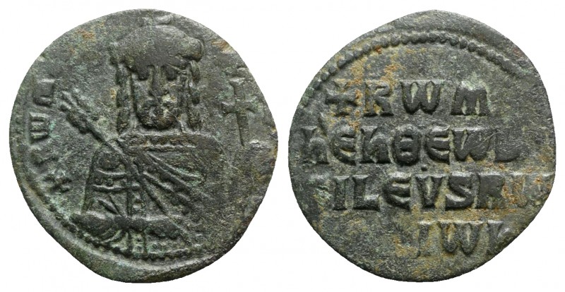 Constantine VII and Romanus I (913-959). Æ 40 Nummi (24mm, 4.68g, 6h). Constanti...