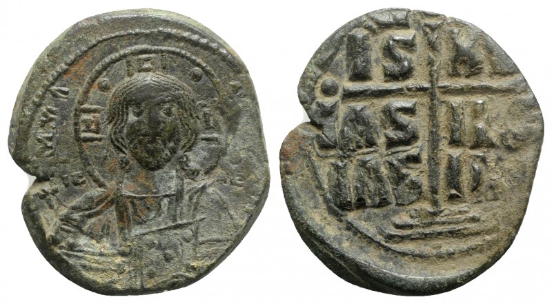 Anonymous, time of Romanus III (1028-1034). Æ 40 Nummi (29mm, 9.73g, 6h). Consta...