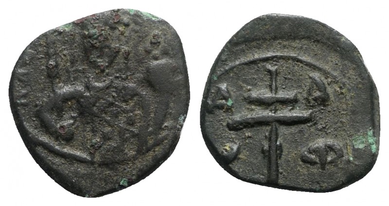 Alexius I (1081-1118). Æ Tetarteron (17mm, 2.40g, 6h). Uncertain Greek mint. Cro...