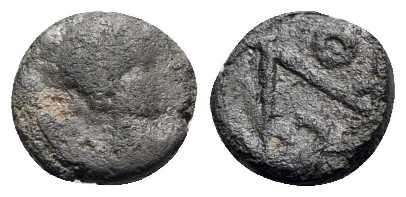 Ostrogoths, Theoderic (493-526). Æ Minimus – 2 Nummi (8mm, 0.77g, 12h). In the n...