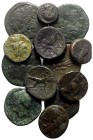 Lot of 13 Greek Æ coins, including Sicily and Greece. Lot sold as is, no return