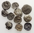 Lot of 11 Greek AR Fractions, to be catalog. Lot sold as is, no return