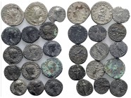 Mixed lot of 15 Greek (1) and Roman Imperial (Denarii and Antoninianii) AR coins, to be catalog. Lot sold as is, no return
