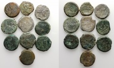 Lot of 10 Roman Republican Æ Asses, to be catalog. Lot sold as is, no return