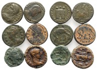Lot of 6 Roman Republican and Roman Imperial Æ coins, to be catalog. Lot sold as is, no return