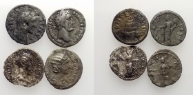 Lot of 4 Roman Imperial Denarii, to be catalog. Lot sold as is, no return