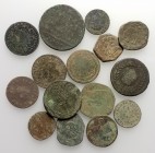 Lot of 15 Medieval and Modern BI and Æ coins, to be catalog. Lot sold as is, no return