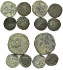 Lot of 7 Medieval and Modern BI and Æ coins, to be catalog. Lot sold as is, no return