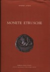 CATALLI F. – Monete etrusche. Roma, 1998. Pp. 149, ill. e tavv. b/n e a colori nel testo. Ril.ed. Buono stato