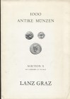 LANZ H. – Graz, 3 – Dezember, 1977. Sammlung Hohenkubin, II teil. 1000 antike munzen Kelten – Griechen, Romer – Byzantiner, Ostgoten – Vandalen. Pp. 5...