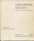 LEU AG. – MUNZEN UND MEDAILLEN. - Zurigo, 28 – May, 1974. Collection Charles Gillet. Griechische munzen. Pp. 372, nn. 253, tutti illustrati anche con ...