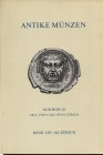 LEU BANK AG. – Zurich, 8 – Mai, 1979. Antike munzen; Griechen – Romer – Byzantiner, Literatur. Pp. 95, nn. 624, tavv. 27 + 8 ingrandimenti. ril. ed. L...