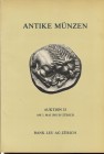 LEU BANK AG. – Zurich, 3 – Mai, 1983. Antike munzen; Romer – Kelten – Griechen. Pp. 75, nn. 456, tavv. 26 + 4 ingrandimenti. ril. ed. Lista prezzi Val...