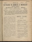 RATTO R. – Milano, Anno 1, 1912 \ Anno II, 1913. Listini a prezzi fissi; monete antiche, medioevali, estere, medaglie. Manca Luglio – Agosto 1912, Man...