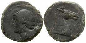 Bruttium. Carthaginian occupation circa 215-205 BC. Bronze Æ