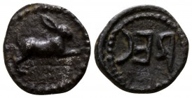 Bruttium. Rhegion circa 494-461 BC. Litra AR
