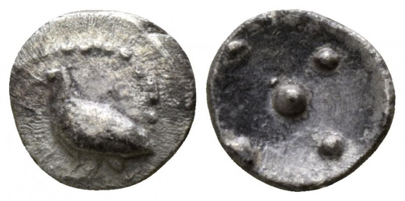 Sicily. Akragas circa 470-420 BC.
Pentonkion AR

6mm., 0,16g.

[AK-PA]; eag...