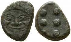 Sicily. Kamarina circa 430-420 BC. Cast coinage Æ