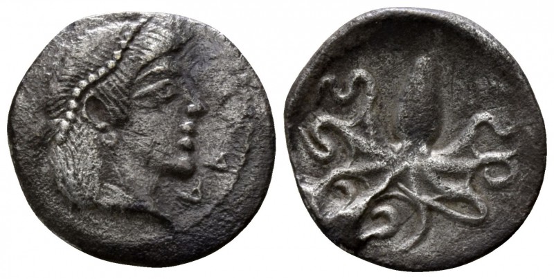 Sicily. Syracuse. Second Democracy 466-405 BC.
Litra AR

11mm., 0,60g.

[ΣV...