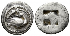 Macedon. Eion 460-400 BC. Trihemiobol AR
