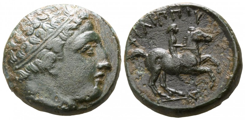 Kings of Macedon. Uncertain mint. Philip II. 359-336 BC.
Bronze Æ

16mm., 5,7...