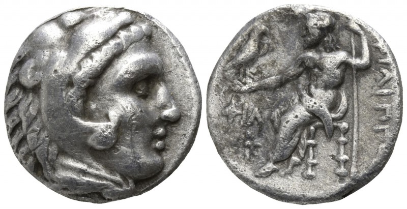 Kings of Macedon. Uncertain mint. Philip III Arrhidaeus 323-317 BC.
Drachm AR
...
