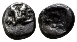 Thraco Macedonian Region. Uncertain circa 550-450 BC. Hemiobol AR