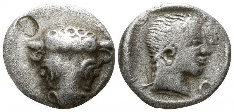 Phokis. Federal Coinage circa 478-460 BC.
Triobol AR

13mm., 2,65g.

Head o...