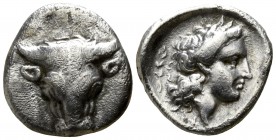 Phokis. Federal Coinage 357-354 BC. Triobol AR