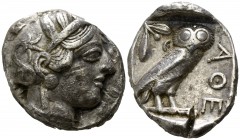 Attica. Athens 449 BC. Tetradrachm AR