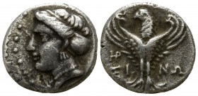 Paphlagonia. Sinope circa 410-375 BC. Hemidrachm AR