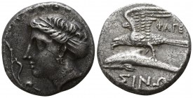 Paphlagonia. Sinope. ΦΑΓΕΤΑΣ (Phagetas), magistrate circa 330-300 BC. Drachm AR