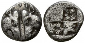 Lesbos. Uncertain mint circa 550-500 BC. 1/6 Stater AR