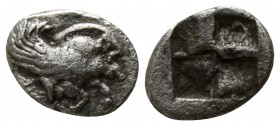 Ionia. Klazomenai  circa 500-400 BC. Hemiobol AR