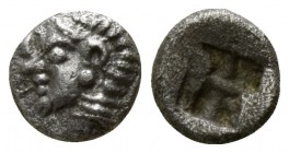 Ionia. Kolophon circa 530-500 BC. Tetartemorion AR