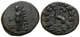 Phrygia. Laodikeia . Pseudo-autonomous issue Time of Augustus, 27 BC-14 AD. . Bronze Æ