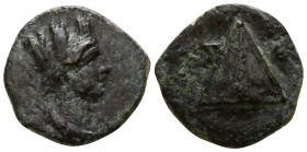Cappadocia. Caesarea. Pseudo-autonomous issue Struck under Trajan, 98-117 AD, (Dated Regnal Year 5=102 AD).. Bronze Æ